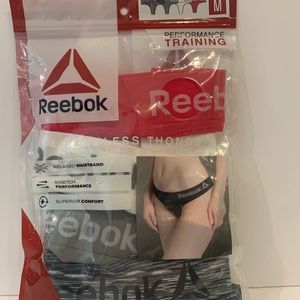 **NEW**Reebok ladies thongs size medium